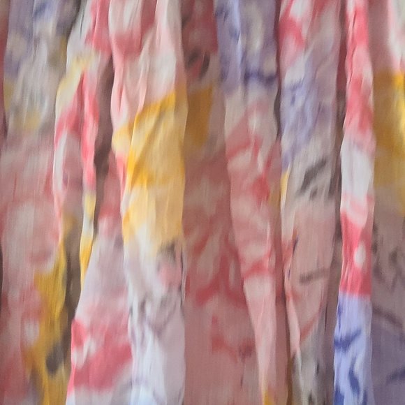 Long Vintage Floral Boho Skirt - Picture 2 of 9